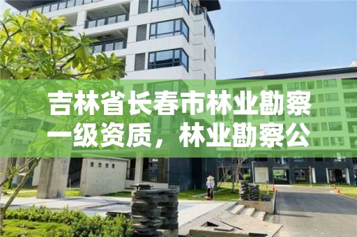 吉林省长春市林业勘察一级资质，林业勘察公司