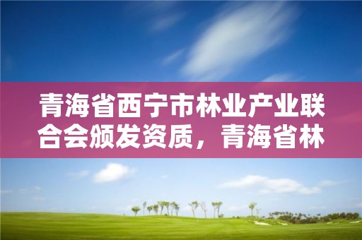 青海省西宁市林业产业联合会颁发资质，青海省林业投资