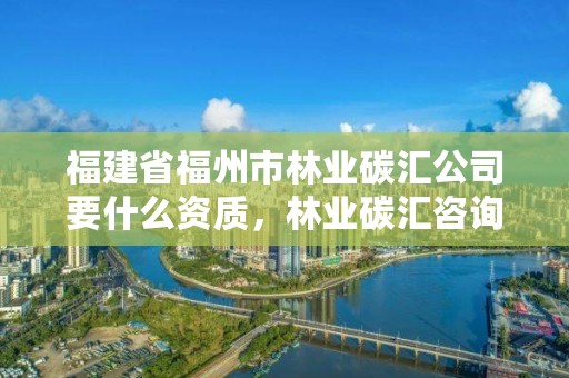 福建省福州市林业碳汇公司要什么资质，林业碳汇咨询公司