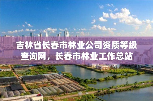 吉林省长春市林业公司资质等级查询网，长春市林业工作总站