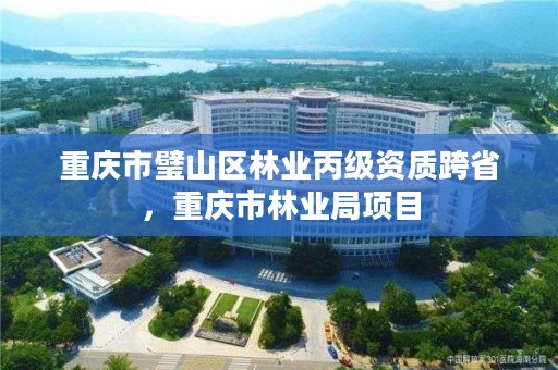 重庆市璧山区林业丙级资质跨省，重庆市林业局项目