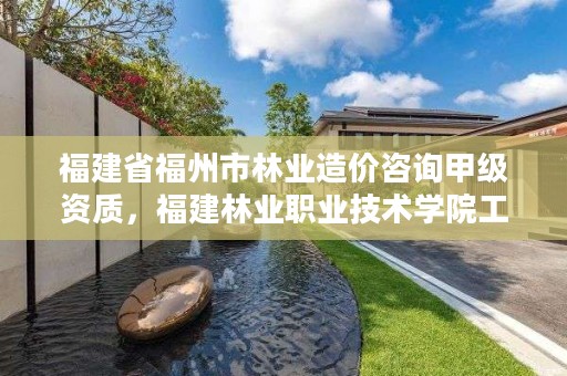 福建省福州市林业造价咨询甲级资质，福建林业职业技术学院工程造价