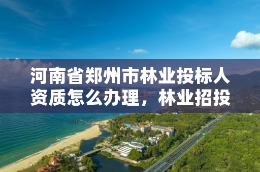 河南省郑州市林业投标人资质怎么办理，林业招投标