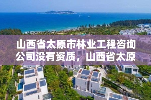 山西省太原市林业工程咨询公司没有资质，山西省太原市林业工程咨询公司没有资质怎么办