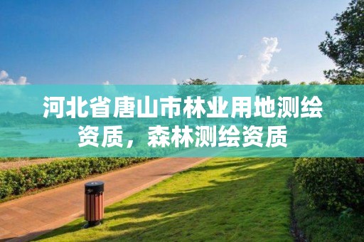 河北省唐山市林业用地测绘资质，森林测绘资质