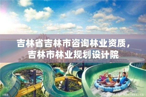 吉林省吉林市咨询林业资质，吉林市林业规划设计院