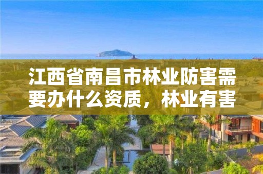 江西省南昌市林业防害需要办什么资质，林业有害生物防治资质管理工作通知