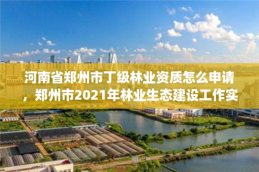 河南省郑州市丁级林业资质怎么申请，郑州市2021年林业生态建设工作实施方案