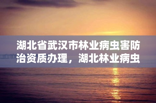 湖北省武汉市林业病虫害防治资质办理，湖北林业病虫害防治网