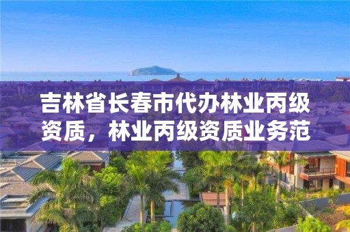 吉林省长春市代办林业丙级资质，林业丙级资质业务范围