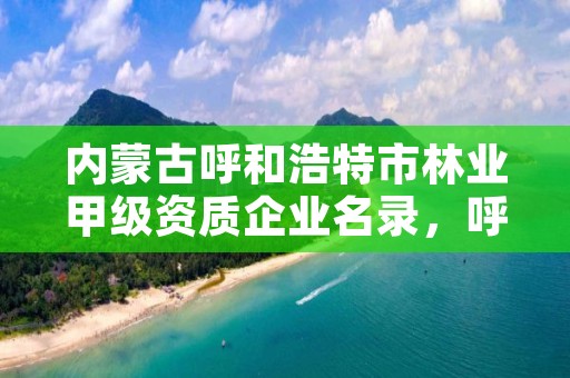 内蒙古呼和浩特市林业甲级资质企业名录，呼和浩特市园林公司有哪些