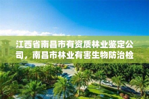 江西省南昌市有资质林业鉴定公司，南昌市林业有害生物防治检疫局