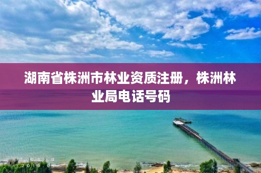 湖南省株洲市林业资质注册，株洲林业局电话号码