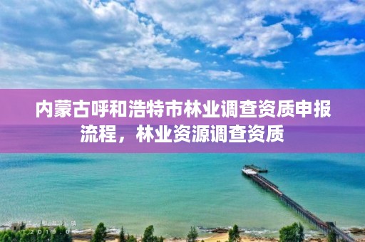 内蒙古呼和浩特市林业调查资质申报流程，林业资源调查资质