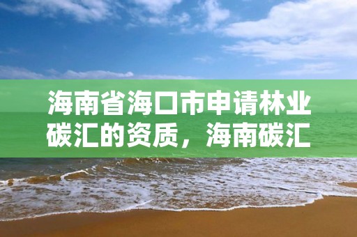 海南省海口市申请林业碳汇的资质，海南碳汇造林项目