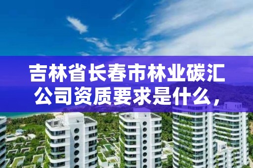 吉林省长春市林业碳汇公司资质要求是什么，林业碳汇整合碳资管上市公司