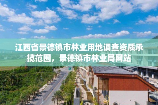 江西省景德镇市林业用地调查资质承揽范围，景德镇市林业局网站