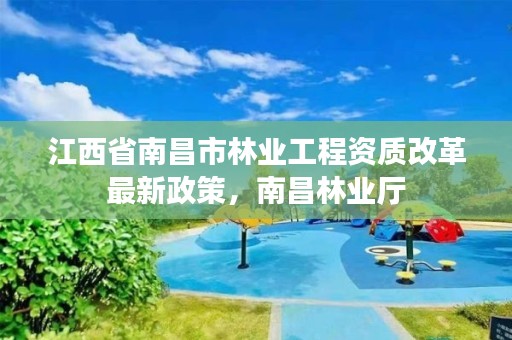 江西省南昌市林业工程资质改革最新政策，南昌林业厅