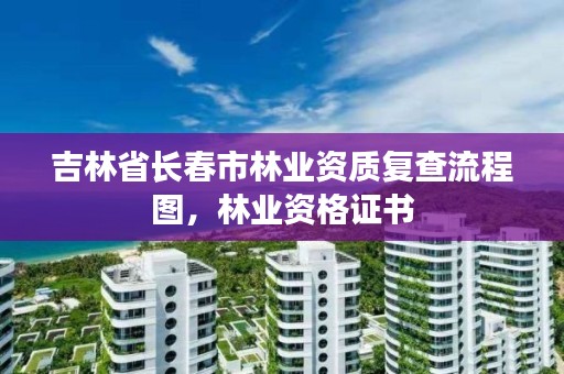 吉林省长春市林业资质复查流程图，林业资格证书