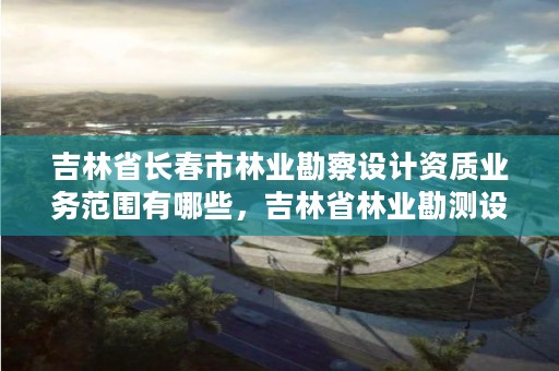 吉林省长春市林业勘察设计资质业务范围有哪些，吉林省林业勘测设计院