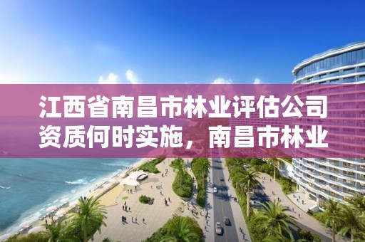 江西省南昌市林业评估公司资质何时实施，南昌市林业工业公司