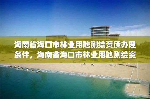 海南省海口市林业用地测绘资质办理条件，海南省海口市林业用地测绘资质办理条件最新