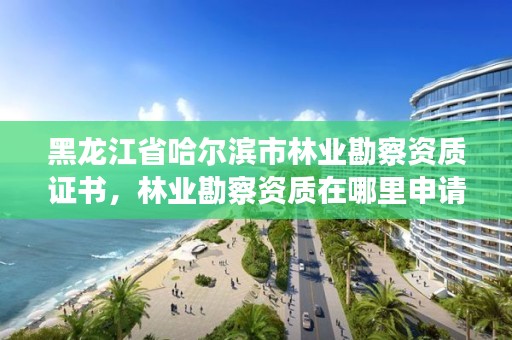 黑龙江省哈尔滨市林业勘察资质证书，林业勘察资质在哪里申请