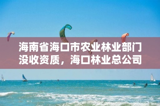 海南省海口市农业林业部门没收资质，海口林业总公司