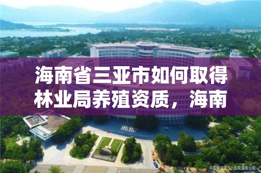 海南省三亚市如何取得林业局养殖资质，海南三亚林场