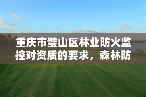 重庆市璧山区林业防火监控对资质的要求，森林防火监控公司