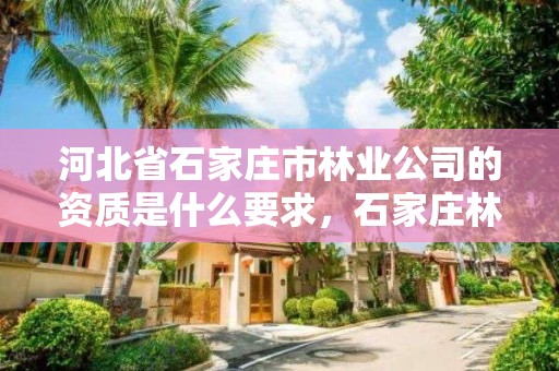 河北省石家庄市林业公司的资质是什么要求，石家庄林业局电话号码