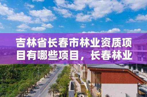 吉林省长春市林业资质项目有哪些项目，长春林业学校