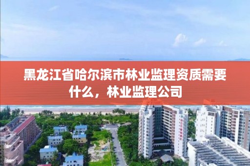 黑龙江省哈尔滨市林业监理资质需要什么，林业监理公司