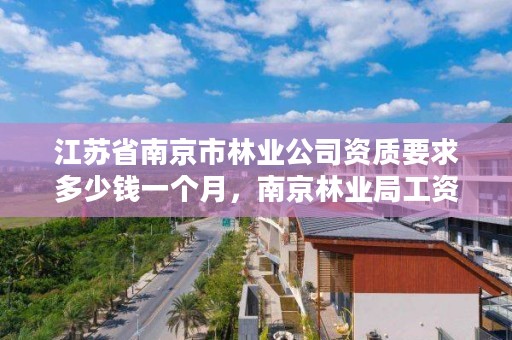 江苏省南京市林业公司资质要求多少钱一个月，南京林业局工资待遇