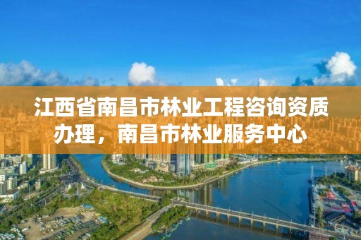 江西省南昌市林业工程咨询资质办理，南昌市林业服务中心