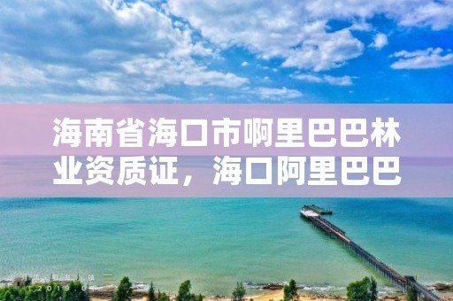 海南省海口市啊里巴巴林业资质证，海口阿里巴巴