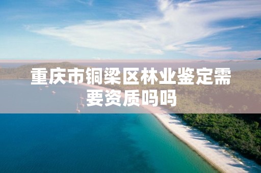 重庆市铜梁区林业鉴定需要资质吗吗