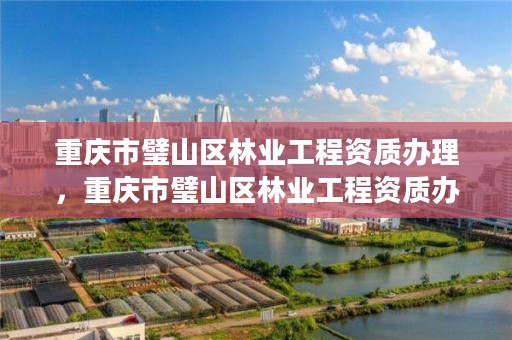 重庆市璧山区林业工程资质办理，重庆市璧山区林业工程资质办理电话