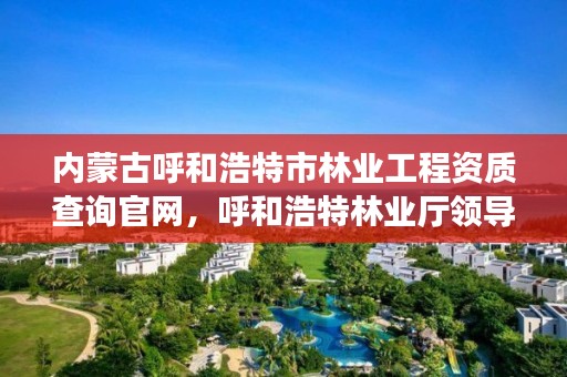 内蒙古呼和浩特市林业工程资质查询官网，呼和浩特林业厅领导一览表