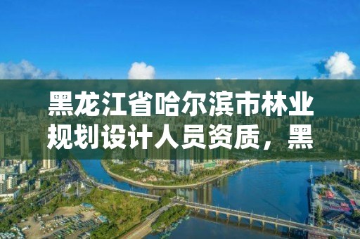 黑龙江省哈尔滨市林业规划设计人员资质，黑龙江省林业设计研究院组织机构代码