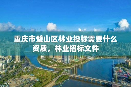 重庆市璧山区林业投标需要什么资质，林业招标文件