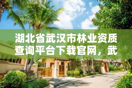 湖北省武汉市林业资质查询平台下载官网，武汉林业部门电话