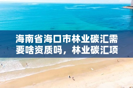 海南省海口市林业碳汇需要啥资质吗，林业碳汇项目开发现状与前景分析