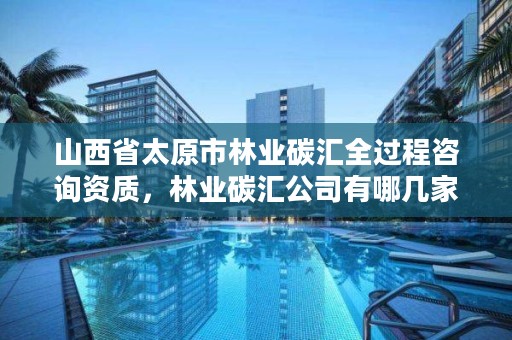 山西省太原市林业碳汇全过程咨询资质，林业碳汇公司有哪几家