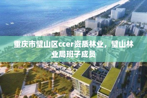 重庆市璧山区ccer资质林业，璧山林业局班子成员