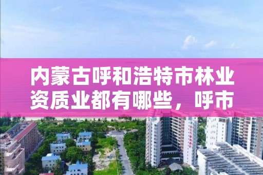 内蒙古呼和浩特市林业资质业都有哪些，呼市林业局招标信息