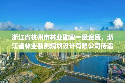 浙江省杭州市林业勘察一级资质，浙江省林业勘测规划设计有限公司待遇