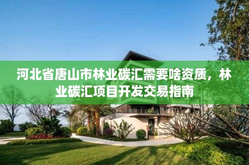 河北省唐山市林业碳汇需要啥资质，林业碳汇项目开发交易指南