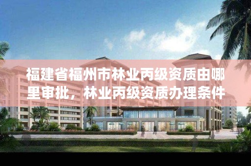 福建省福州市林业丙级资质由哪里审批，林业丙级资质办理条件