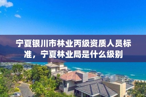 宁夏银川市林业丙级资质人员标准，宁夏林业局是什么级别